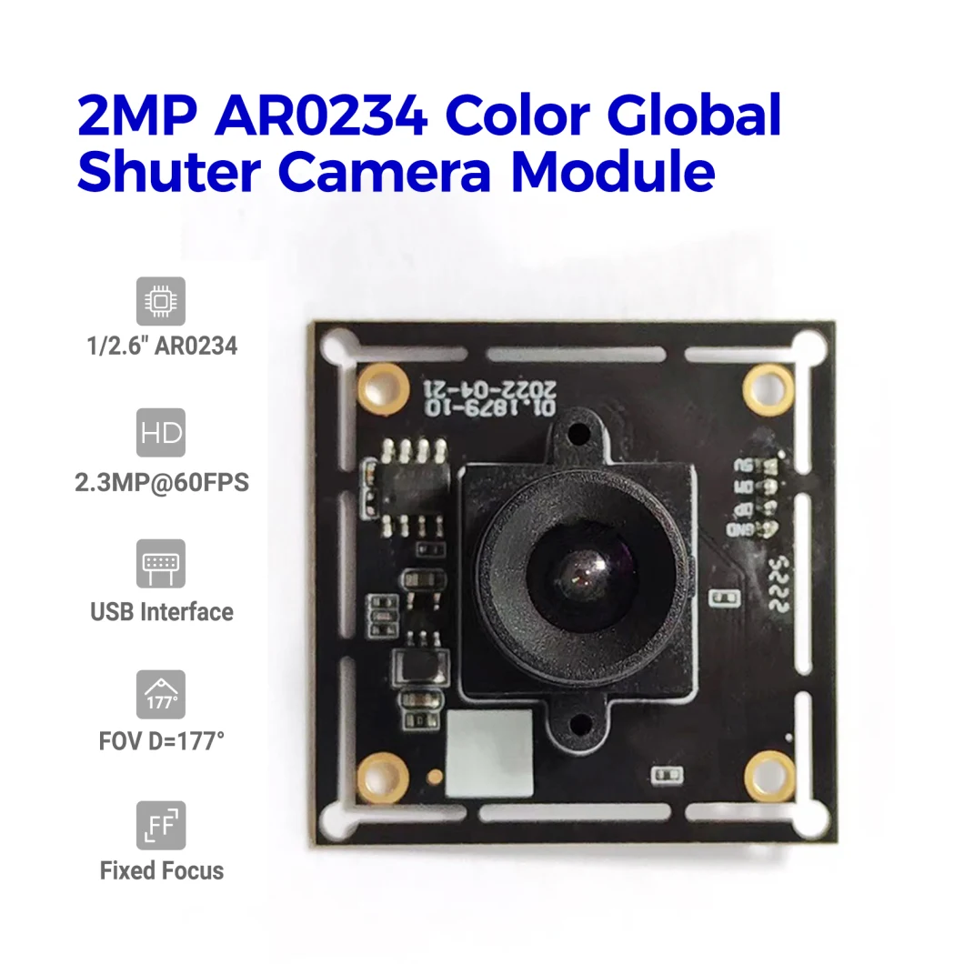 Customized USB Camera Module with 1080P Ar0234 CMOS Sensor